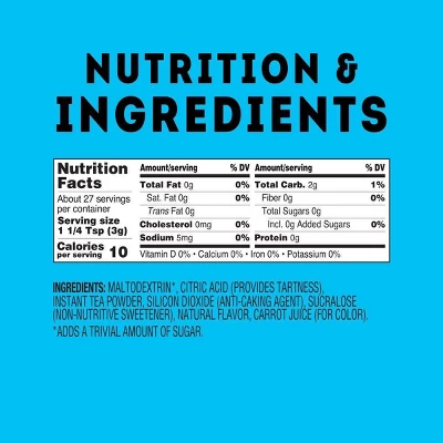 Lipton Zero Sugar Iced Tea Mix 3 Lipton Zero Sugar Iced Tea Mix - Image 3