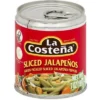 La Costena Sliced Jalapenos - 24 Pack, 7 Oz