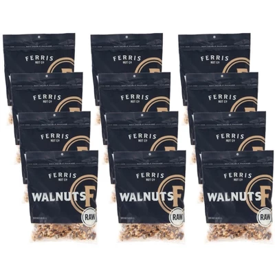 Ferris Nut Co. Raw Walnuts - Case Of 12/16 Oz 2 Ferris Nut Co. Raw Walnuts - Case Of 12/16 Oz - Image 2