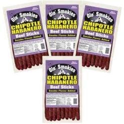 Buffalo Bills 7oz Chipotle Habanero Ole Smokies (Beef Sticks) - Four 7oz Packs -Lipton Sale Store GUEST 71552f6c 5756 4f1c b02d 9bfbf290ef9b