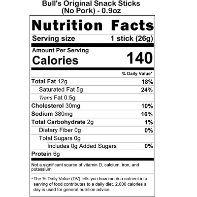 Bull's 0.9oz Original Sticks (No Pork) 24-ct Boxes - 3 Boxes 4 Bull's 0.9oz Original Sticks (No Pork) 24-ct Boxes - 3 Boxes - Image 4