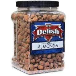 ROASTED SALTED ALMONDS, WITH SEA SALT BY IT'S DELISH, 2.5 LBS JUMBO JAR -Lipton Sale Store GUEST 75cd9ce9 7576 480d 94dd 7c1b972a12c2