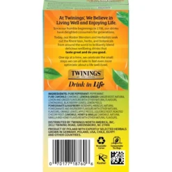 Twinings Five Flavor Variety Herbal Tea Bags - Caffeine Free - 1.21oz/20ct