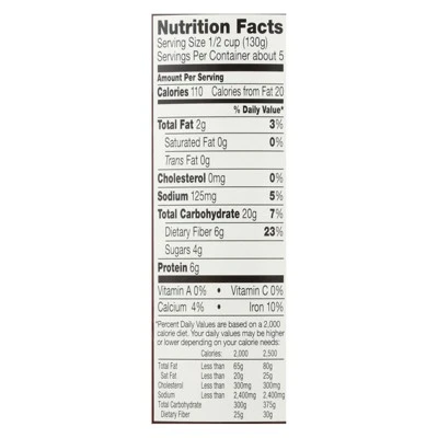 Westbrae Foods Organic Black Lentils Beans - Case Of 12 - 15 Oz 1 Westbrae Foods Organic Black Lentils Beans - Case Of 12 - 15 Oz