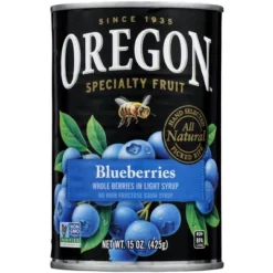 Oregon Blueberries In Light Syrup - 8 Pack, 15 Oz