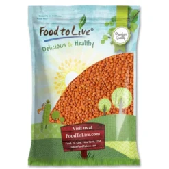 Organic Red Lentils (Football) - By Food To Live -Lipton Sale Store GUEST 809c0461 5155 4d03 88ed 99a45a67c395