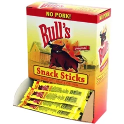 Bull's 0.25oz Original Sticks (No Pork) 100-ct Boxes - 2 Boxes