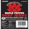 Buffalo Bills 12.5oz Premium Maple Pepper Beef Jerky Strips (25 Beef Jerky Strips Per Bag)