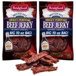 Bridgford Sweet Baby Ray’s Beef Jerky Sweet Teriyaki 10 Oz - High Protein Beef Jerky Teriyaki For On The Go Snacking And Busy Lifestyles -Lipton Sale Store GUEST 888a0c21 818d 49ef 8d13 cb798b5f7765