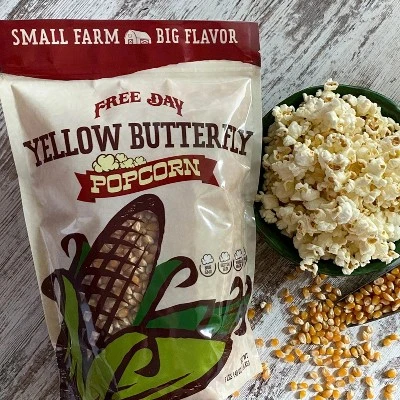 Yellow Butterfly Un-Popped Popcorn | Pack Of 2 | 3 Lb | Non-GMO | Free Day Popcorn 4 Yellow Butterfly Un-Popped Popcorn | Pack Of 2 | 3 Lb | Non-GMO | Free Day Popcorn - Image 4