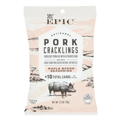 Epic - Pork Crackling - Maple Bacon Seasoning - Case Of 12 - 2.5 Oz 2 Epic - Pork Crackling - Maple Bacon Seasoning - Case Of 12 - 2.5 Oz - Image 2