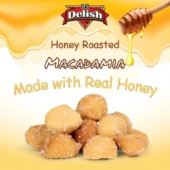 Honey Roasted Macadamia By It's Delish, 12 Oz Bulk Bag
