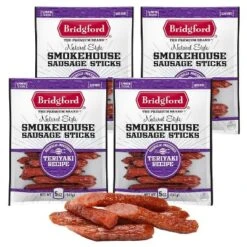 Bridgford Smokehouse Sausage Sticks Teriyaki 5 Oz - Gluten Free High Protein Smoked Sausage Sticks For A Variety Of Dietary Preferences -Lipton Sale Store GUEST 9048857f 083a 4488 87d5 37fec9fe1ffb