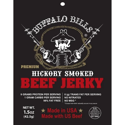 Buffalo Bills 1.5oz Premium Hickory Beef Jerky Packs (ten 1.5oz Beef Jerky Packs) 1 Buffalo Bills 1.5oz Premium Hickory Beef Jerky Packs (ten 1.5oz Beef Jerky Packs)