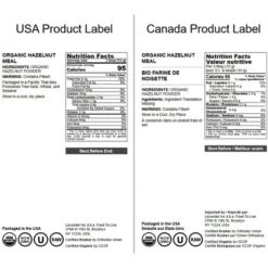 Organic Hazelnut Meal - By Food To Live