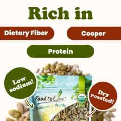 Organic Dry Roasted Sunflower And Pumpkin Seed Mix - By Food To Live 9 Organic Dry Roasted Sunflower And Pumpkin Seed Mix - By Food To Live -Lipton Sale Store GUEST 96cfd9d2 18db 4ba2 b853 b2a1b67cdc11