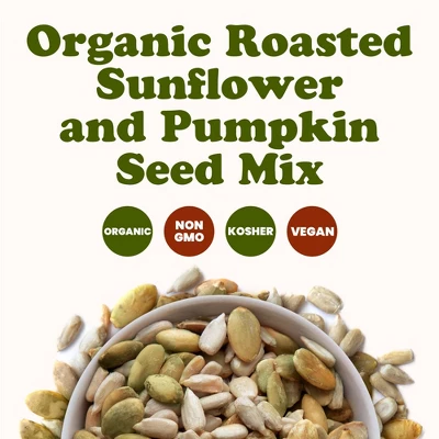 Organic Dry Roasted Sunflower And Pumpkin Seed Mix - By Food To Live 1 Organic Dry Roasted Sunflower And Pumpkin Seed Mix - By Food To Live