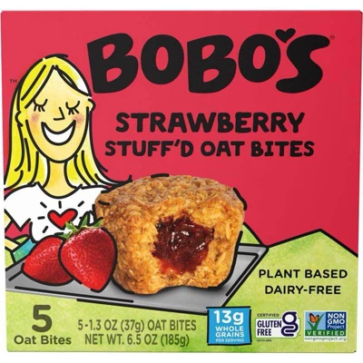 Bobo's Oat Bars Stuff'd Strawberry Bites - 6.5oz 2 Bobo's Oat Bars Stuff'd Strawberry Bites - 6.5oz - Image 2