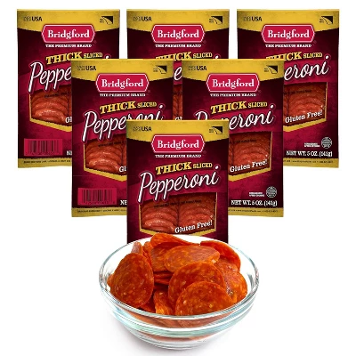 Bridgford Thick Sliced Pepperoni 5 Oz - Thick Pepperoni Slices For Pizza And Sandwiches With Zero Carb Ideal For Your Keto Diets 11 Bridgford Thick Sliced Pepperoni 5 Oz - Thick Pepperoni Slices For Pizza And Sandwiches With Zero Carb Ideal For Your Keto Diets - Image 11