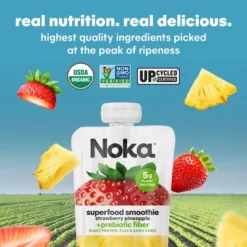 NOKA Superfood Smoothie Fruit Strawberry Pineapple Single Pouch - 4.22oz -Lipton Sale Store GUEST 99994c30 bc69 4117 aad7 e07ec76c29ab