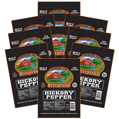 Buffalo Bills 1.5oz Hickory Pepper Country Cut Beef Jerky - Ten 1.5oz Packs 5 Buffalo Bills 1.5oz Hickory Pepper Country Cut Beef Jerky - Ten 1.5oz Packs - Image 5