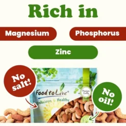 Dry Roasted Almonds And Cashews Mix - By Food To Live 10 Dry Roasted Almonds And Cashews Mix - By Food To Live -Lipton Sale Store GUEST a1da0aae a921 4b2c 8976 272fc12cd26f