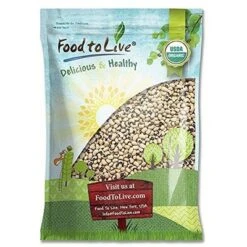 Organic Black-Eyed Peas - Raw Dried Cow Peas, Non-GMO, Bulk Beans, Product Of The USA - By Food To Live -Lipton Sale Store GUEST a29babc4 688b 4acd ab2a 8f70d08980f4