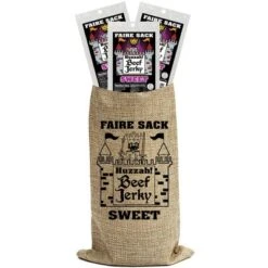 Buffalo Bills Sweet 5oz Faire Sack Huzzah Beef Jerky In Burlap Wine Bag (3 Packs Sweet Beef Jerky) -Lipton Sale Store GUEST a7d0b083 cd02 435f 9d4e bdf4493f1c50