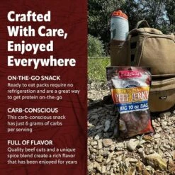 Bridgford Sweet Baby Ray’s Beef Jerky Sweet Teriyaki 10 Oz - High Protein Beef Jerky Teriyaki For On The Go Snacking And Busy Lifestyles -Lipton Sale Store GUEST a9557ae6 8ecd 421d ac65 f709dd28787f