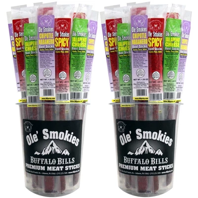 Buffalo Bills 15-ct Assorted Hot Ole Smokies (Beef Sticks) - Two 15-ct Tubs 5 Buffalo Bills 15-ct Assorted Hot Ole Smokies (Beef Sticks) - Two 15-ct Tubs - Image 5