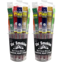 Buffalo Bills 15-ct Assorted Hot & Mild Ole Smokies (Beef Sticks) - Two 15-ct Tubs -Lipton Sale Store GUEST b0b567de daeb 45c6 af8a bb2e9790c869