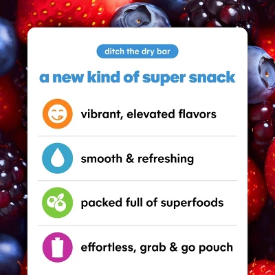 NOKA Superfood Smoothie Fruit Super Berry Single Pouch - 4.22oz 4 NOKA Superfood Smoothie Fruit Super Berry Single Pouch - 4.22oz - Image 4