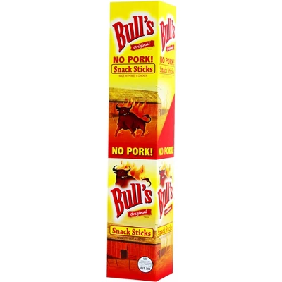 Bull's 0.9oz Original Sticks (No Pork) 24-ct Boxes - 3 Boxes 2 Bull's 0.9oz Original Sticks (No Pork) 24-ct Boxes - 3 Boxes - Image 2