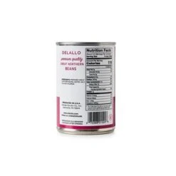DeLallo Great Northern Beans, 15.5 Oz Can, (6 Pack)