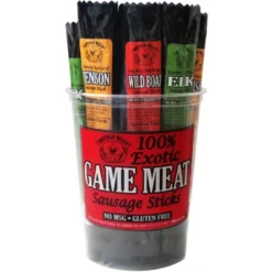 Buffalo Bills 15-ct Assorted Exotic Game Sticks (Elk, Venison & Wild Boar) - Two 15-ct Tubs