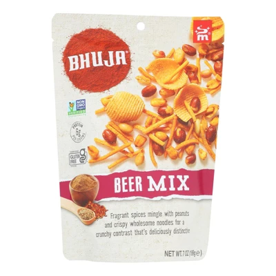 Bhuja Snacks Beer Mix - Case Of 6 - 7 Oz 1 Bhuja Snacks Beer Mix - Case Of 6 - 7 Oz
