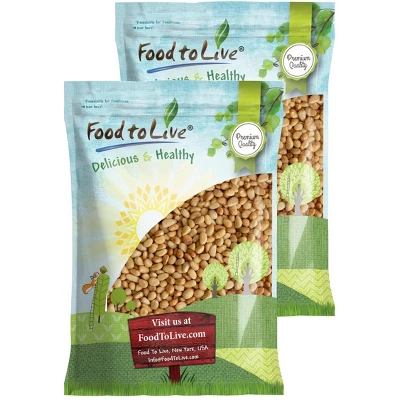 Organic Dry Roasted Pine Nuts With Himalayan Salt - By Food To Live 10 Organic Dry Roasted Pine Nuts With Himalayan Salt - By Food To Live - Image 10