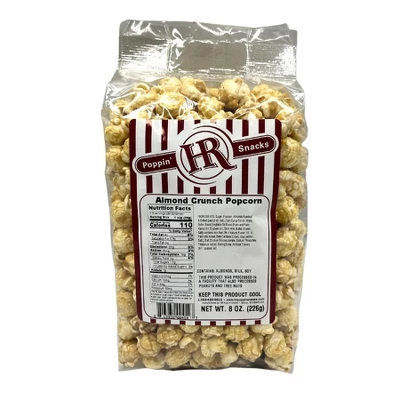 HR Poppin' Snacks 8 Oz Almond Crunch Popcorn - Pack Of 2 1 HR Poppin' Snacks 8 Oz Almond Crunch Popcorn - Pack Of 2