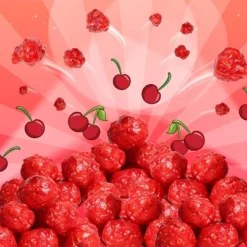 Red Cherry Flavored Popcorn By It's Delish