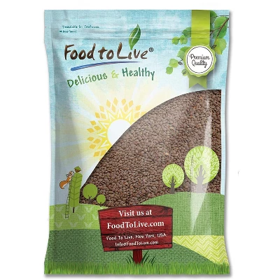 Red Lentils Whole - By Food To Live 2 Red Lentils Whole - By Food To Live - Image 2