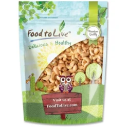 Dry Roasted Whole Cashews - By Food To Live -Lipton Sale Store GUEST cb06a44e 9ae3 483c 814d b7e7a4bd5689