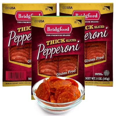Bridgford Thick Sliced Pepperoni 5 Oz - Thick Pepperoni Slices For Pizza And Sandwiches With Zero Carb Ideal For Your Keto Diets 9 Bridgford Thick Sliced Pepperoni 5 Oz - Thick Pepperoni Slices For Pizza And Sandwiches With Zero Carb Ideal For Your Keto Diets - Image 9