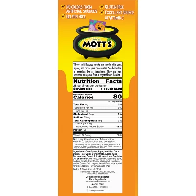 Mott's Halloween Shapes Fruit Snacks - 22.4oz/28ct 1 Mott's Halloween Shapes Fruit Snacks - 22.4oz/28ct