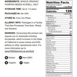 Organic Dry Roasted Pumpkin Seeds In Shell With Himalayan Salt - By Food To Live -Lipton Sale Store GUEST cfc3ea75 9aab 4c77 acf2 3bb926dc1e1e