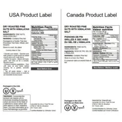 Dry Roasted Pine Nuts With Himalayan Salt - By Food To Live