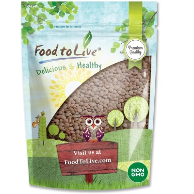 Red Lentils Whole - By Food To Live 1 Red Lentils Whole - By Food To Live