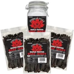 Buffalo Bills Maple Pepper Beef Jerky 3 Bag Starter Kit (3 Bags And 1 Jar) 11 Buffalo Bills Maple Pepper Beef Jerky 3 Bag Starter Kit (3 Bags And 1 Jar) -Lipton Sale Store GUEST d63e168f 74f1 4422 8f90 c0b2e160badb