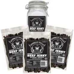 Buffalo Bills Hickory Smoked Beef Jerky 3 Bag Starter Kit (3 Bags And 1 Jar) -Lipton Sale Store GUEST d6612d2d 202a 4fa6 a65d 74531522f4f9