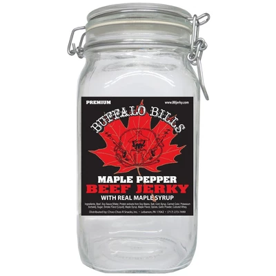 Buffalo Bills Maple Pepper Beef Jerky 2 Bag Starter Kit (2 Bags And 1 Jar) 3 Buffalo Bills Maple Pepper Beef Jerky 2 Bag Starter Kit (2 Bags And 1 Jar) - Image 3