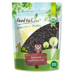 Organic Toasted Black Sesame Seeds – By Food To Live -Lipton Sale Store GUEST d86ef6b1 6fdd 4cd9 9bfb f5ea82c41590
